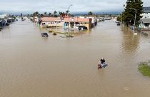 غمرت المياه المنازل في كاليفورنيا