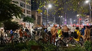 Naked protest in Brazil over street safety