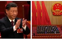 سخنرانی رئیس جهوری چین در جمع نمایندگان مجلس تشریفاتی این کشور به تاریخ سیزدهم مارس ۲۰۲۳.