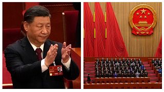 سخنرانی رئیس جهوری چین در جمع نمایندگان مجلس تشریفاتی این کشور به تاریخ سیزدهم مارس ۲۰۲۳.