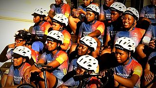 Pro-cyclist teams up with girls cycling club to promote the sport in Cape Town tour