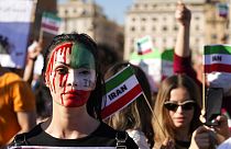 Manifestation en soutien aux Iraniennes, le 29 octobre 2022, Rome, Italie