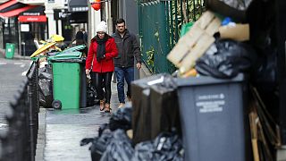 Fransa'da çöpçülerin grevi