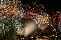 Fireworks light up the night sky above the Sydney Opera House for the APEC summit in Sydney, Australia, Saturday, Sept. 8, 2007. 