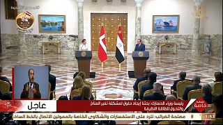 Egypt: President  Abdel-Fattah el-Sissi, Danish PM hold talks in Cairo