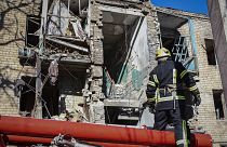 ألحق القصف أضراراً كبيرة بستة أبنية سكنية 