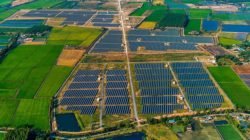 Solar power is great for the planet - but takes up a large amount of space. Solar power is great for the planet - but takes up a large amount of space.