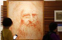 Rönesansın simgelerinden İtalyan ressam Leonardo da Vinci'nin portresi