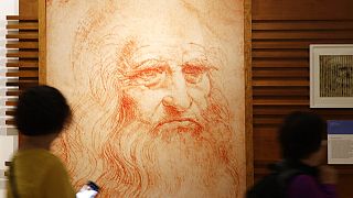 Rönesansın simgelerinden İtalyan ressam Leonardo da Vinci'nin portresi
