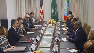 Top Ethiopian officials host U. S. Secretary of State