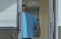 A customer enters the Silicon Valley Bank Private branch in Pasadena, California, on Monday, March 13, 2023.