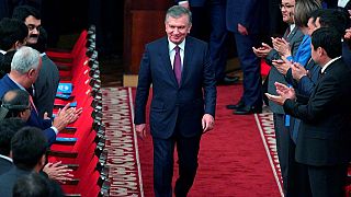 El presidente uzbeko, Shavkat Mirziyóyev, en una imagen de archivo.