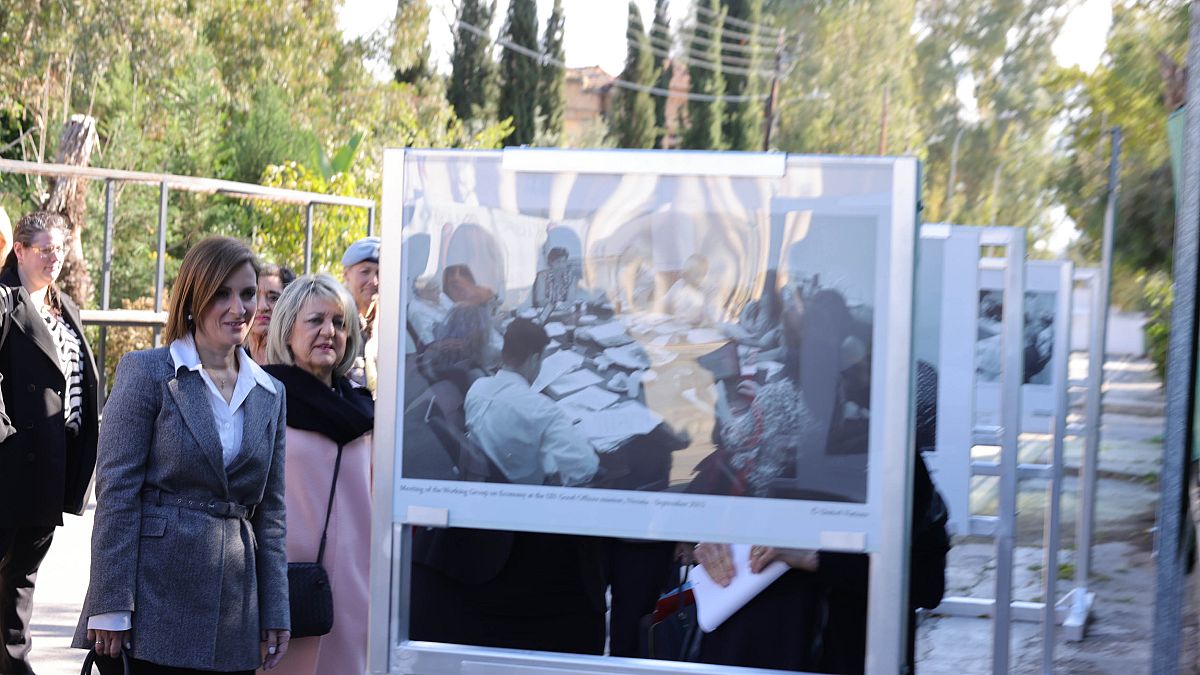 Η Πρώτη Κυρία της Κύπρου στην φωτογραφική έκθεση του ΟΗΕ