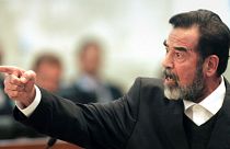 صدام حسین در دادگاه