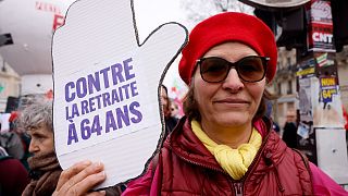Franceses nas ruas contra a Reforma das Pensões