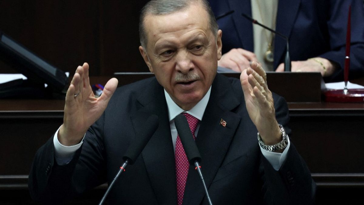 Recep Tayyip Erdogan török elnök. 