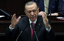 Recep Tayyip Erdogan török elnök. 