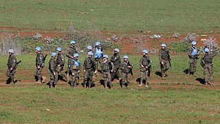 قوة الأمم المتحدة المؤقتة في لبنان (اليونيفيل) في ضواحي قرية كفركيلا جنوب لبنان، 19 يناير، 2023
