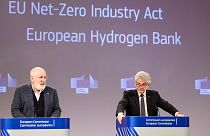 European Commissioners Frans Timmermans and Thierry Breton unveiled the "Net-Zero Industrial Act."