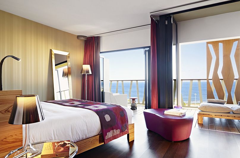 A Junior Suite with Ocean View at Bohemia Suites and Spa, Gran Canaria