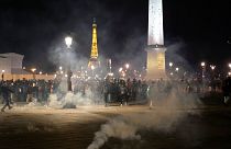 تظاهرات معترضان به تصمیم دولت در پاریس