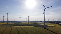 Des éoliennes installées dans un parc éolien à Marsberg, en Allemagne.