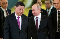 روسای جمهوری روسیه و چین