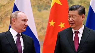 دیدار روسای جمهور چین و روسیه در سفر ولادیمیر پوتین به پکن به تاریخ چهارم فوریه ۲۰۲۲.