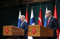 Cumhurbaşkanı Erdoğan ve Finlandiya Cumhurbaşkanı Niinistö 