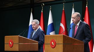 Cumhurbaşkanı Erdoğan ve Finlandiya Cumhurbaşkanı Niinistö 
