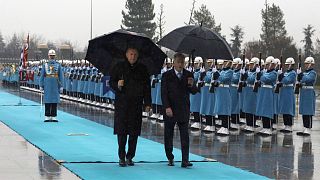 دیدار روسای جمهوری ترکیه و فنلاند در آنکارا