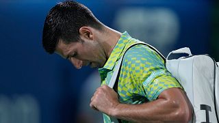Der serbischeTennis-Profi Novak Djokovic 