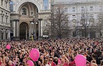 Demonstration in Milan, Italy, 18/03/2023