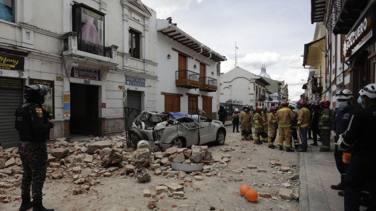Il terremoto a Cuenca, in Ecuador. (18.3.2023)