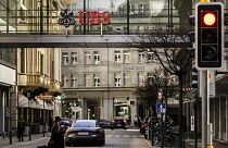 A Credit Suisse és az UBS irodaházai Zürichben