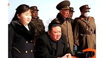 الزعيم الكوري الشمالي كيم جونغ-أون