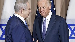Archiv: US-Präsident Joe Biden und der israelische Ministerpräsidenten Benjamin Netanjahu