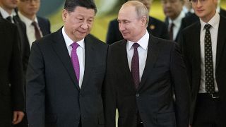 Xi Jinping, presidente da China e Vladimir Putin, presidente da Rússia
