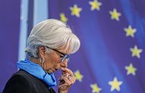 Christine Lagarde, presidenta del Banco Central Europeo. 