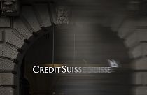 A zürichi Crédit Suisse székhelyének bejárata