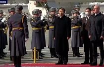Çin Devlet Başkanı Şi Cinping, Rusya lideri Vladimir Putin'in daveti üzerine Moskova'ya geldi