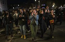 Protestos em Marselha contra a reforma das pensões