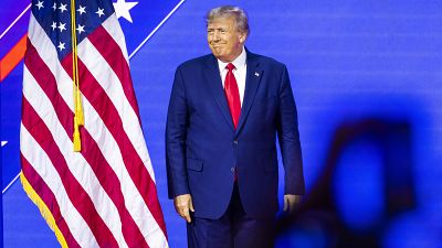 Donald Trump volt amerikai elnök a Konzervatív Politikai Akció Konferencián