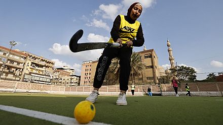 In Egypt's Nile Delta, women's field hockey team upholds ancient mantle