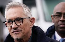 Gary Lineker a manchesteri stadionban, 2023 márciusában