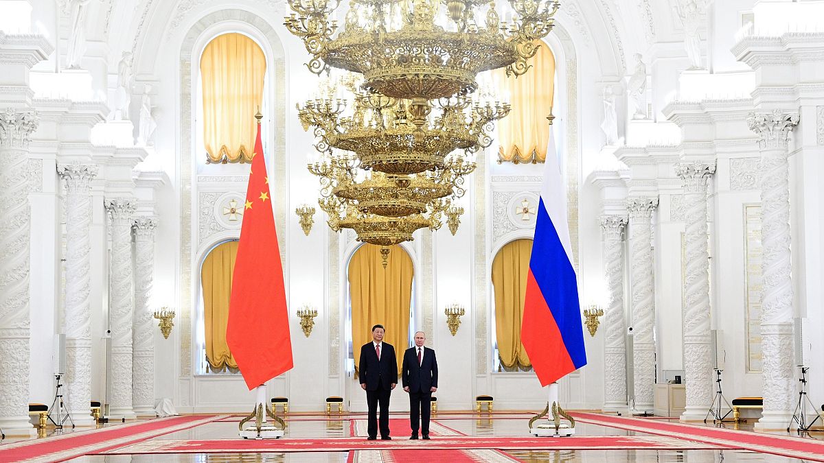 Conversaciones oficiales en el Kremlin entre Xi Jinping y Vladímir Putin