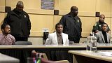 Dedrick Williams, left, Trayvon Newsome, center, and Michael Boatwright were found guilty of first-degree murder of XXXTentacion