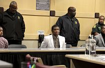 Dedrick Williams, left, Trayvon Newsome, center, and Michael Boatwright were found guilty of first-degree murder of XXXTentacion