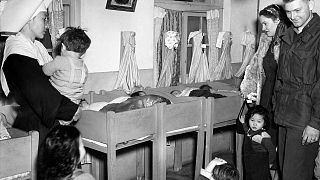 FILE: St. Theresa’s “Little Flower” Orphanage in Pusan, South Korea on February 3, 1952