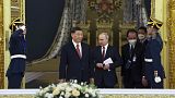 A kínai és az orosz elnök a Kremlben